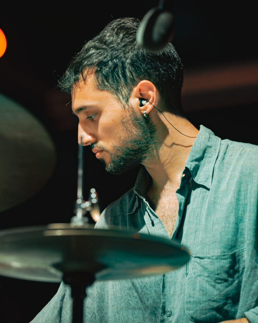 Giuseppe Salime on drums